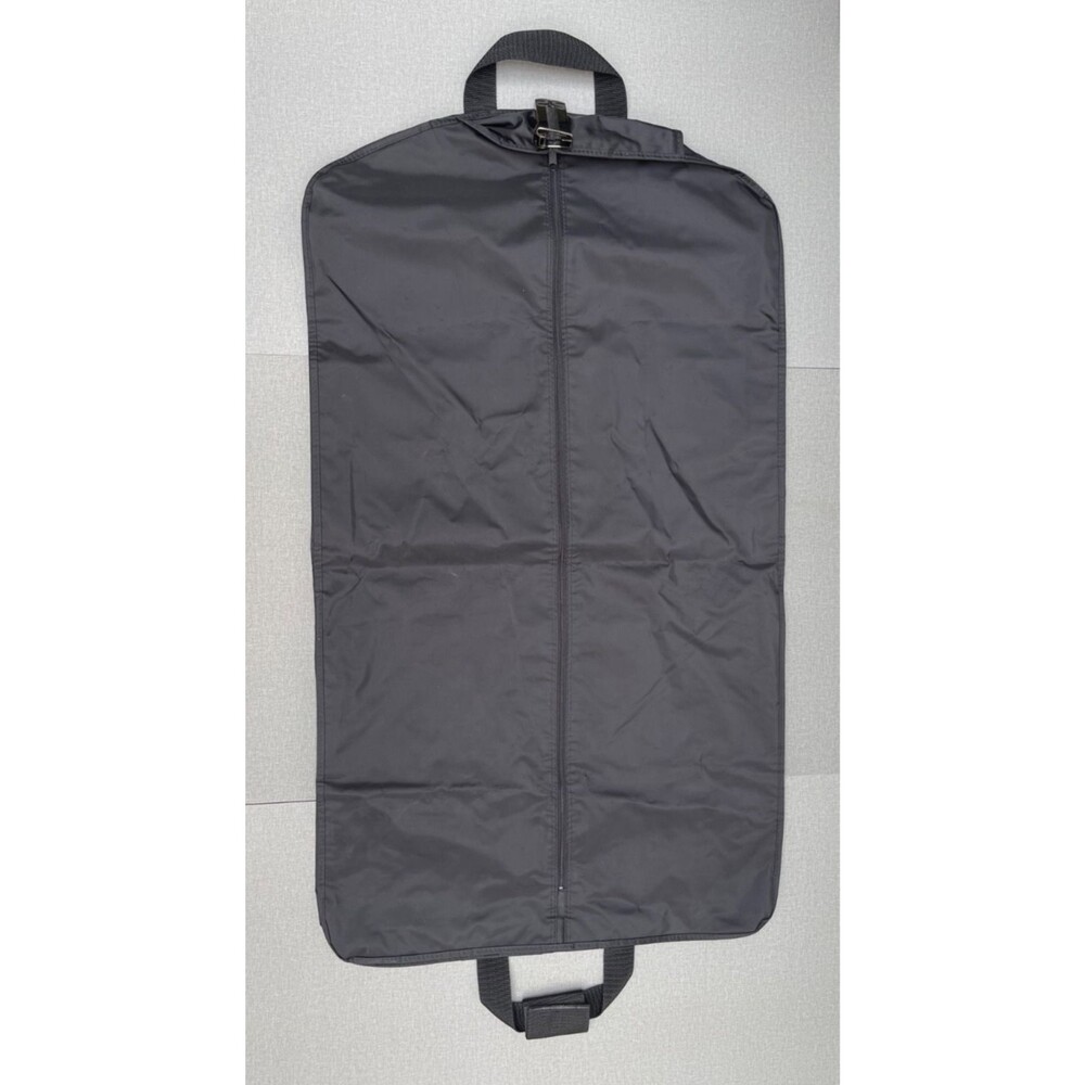 WallyBags Deluxe Travel Garment Bag w  Two Zip Large Pockets Black 39"x22"x3”